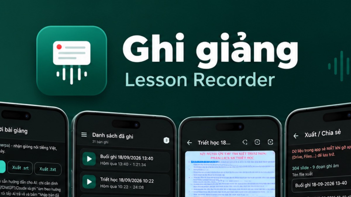 Phát triển thành công ứng dụng chụp slide chuẩn sinh viên y